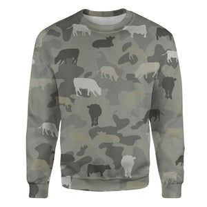 Cow - Camo - Premium Sweatshirt