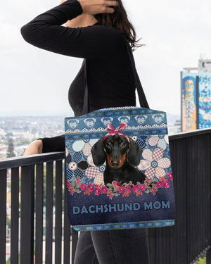 DACHSHUND 2-Flower Jean Gift for you-Cloth Tote Bag