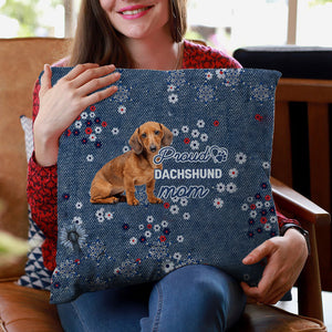 Dachshund 3 Pround Mom-Pillow Case