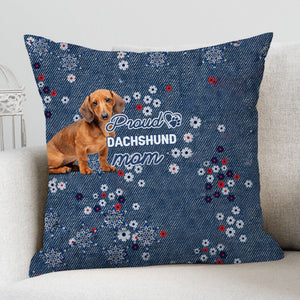 Dachshund 3 Pround Mom-Pillow Case