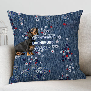 Dachshund (2) Pround Mom-Pillow Case