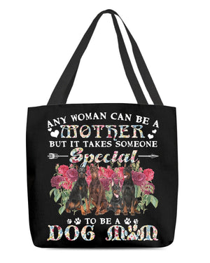 Doberman-A Dog Mom Cloth Tote Bag