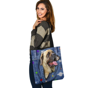 ENGLISH MASTIFF-The Rainbow-Cloth Tote Bag