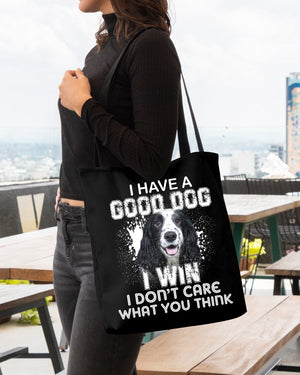 English Cocker Spaniel-I Win Cloth Tote Bag