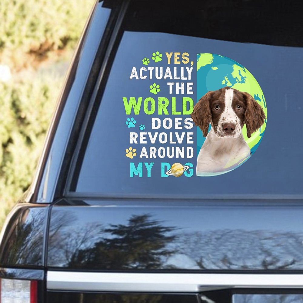 English Springer Spaniel 1 Revolve Around Decal