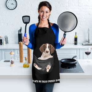 English Springer Spaniel Cookin' With Me Apron