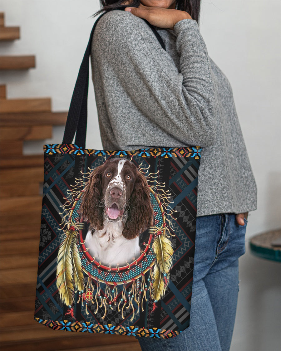 English Springer Spaniel  In Dreamcatcher Cloth Tote Bag