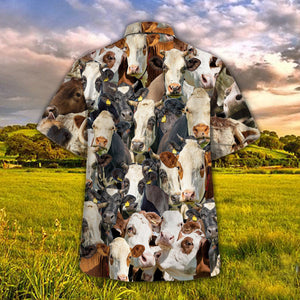 Fleckvieh Herd Hawaiian Shirt