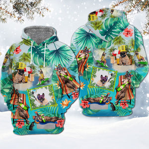 French Bulldog 1-Surfing Hoodie