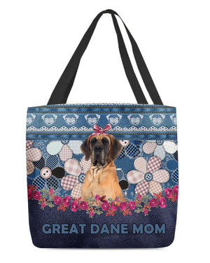 GREAT DANE-Flower Jean Gift for you-Cloth Tote Bag