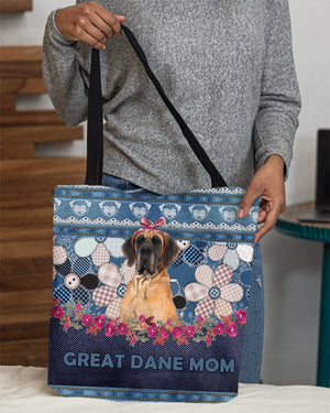 GREAT DANE-Flower Jean Gift for you-Cloth Tote Bag