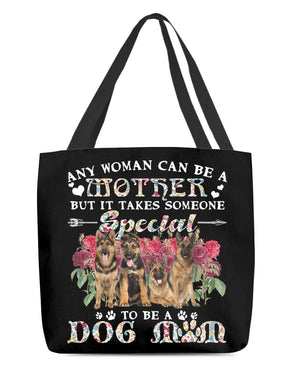 German Shepherd-A Dog Mom Cloth Tote Bag