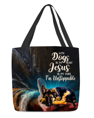 German shepherd In My Heart-Cloth Tote Bag