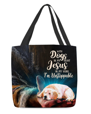 Golden retriever In My Heart-Cloth Tote Bag