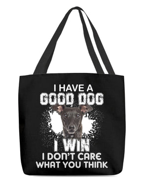 Greyhound-I Win Cloth Tote Bag