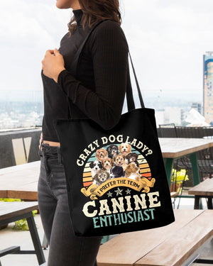 Havanese-Crazy Dog Lady Cloth Tote Bag