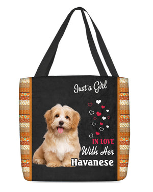 Havanese In Love-Cloth Tote Bag