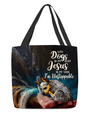 Heeler In My Heart-Cloth Tote Bag