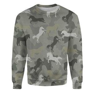 Horse - Camo - Premium Sweatshirt