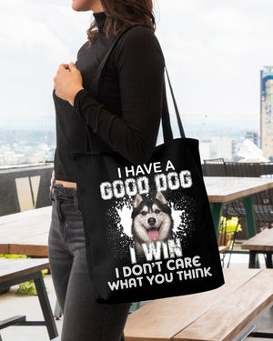 Husky-I Win Cloth Tote Bag