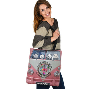 PANDA PINK HP BUS Cloth Tote Bag