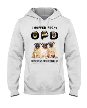 I Suffer From-Pug-Hooded Sweatshirt