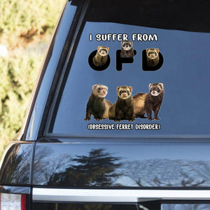 I Suffer From Ferret Decal