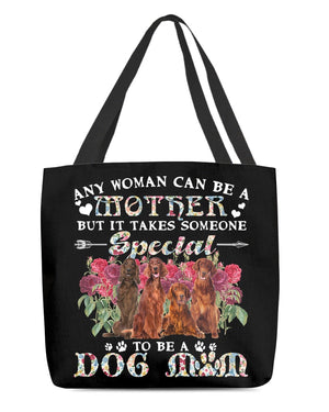 Irish Setter-A Dog Mom Cloth Tote Bag