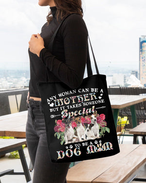 Jack Russell Terrier-A Dog Mom Cloth Tote Bag