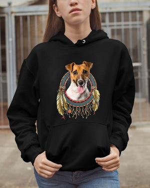 Jack Russell Terrier-In Dreamcatcher Hooded Sweatshirt