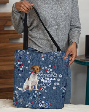 Jack Russell Terrier Pround Mom-Cloth Tote Bag