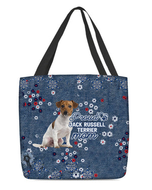 Jack Russell Terrier Pround Mom-Cloth Tote Bag