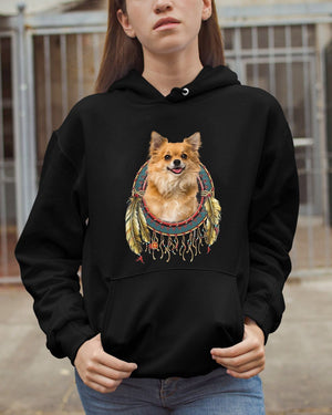 Long Hair Chihuahua-In Dreamcatcher Hooded Sweatshirt