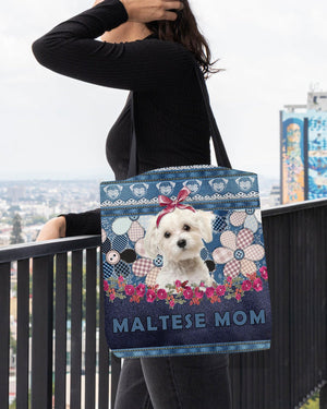 MALTESE-Flower Jean Gift for you-Cloth Tote Bag