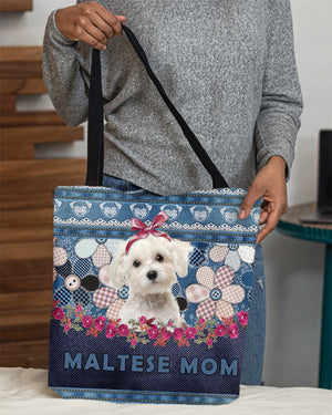 MALTESE-Flower Jean Gift for you-Cloth Tote Bag