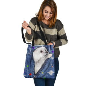 MALTESE-The Rainbow-Cloth Tote Bag