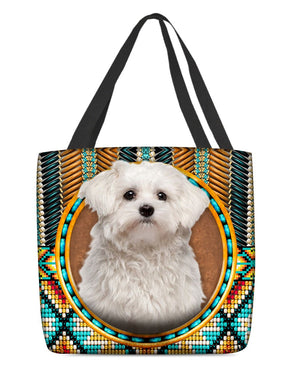 Maltese -Ethnic Style Cloth Tote Bag