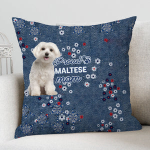 Maltese (2) Pround Mom-Pillow Case