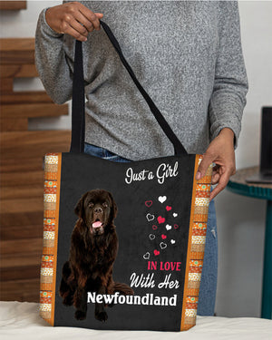 Newfoundland In Love-Cloth Tote Bag