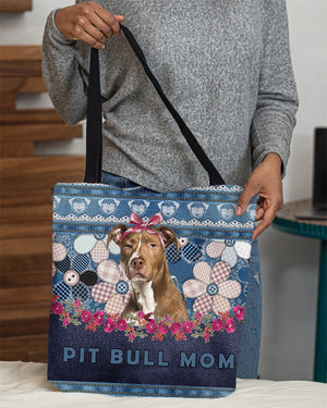 PIT BULL2-Flower Jean Gift for you-Cloth Tote Bag