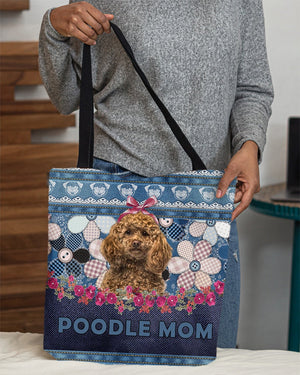 POODLE2-Flower Jean Gift for you-Cloth Tote Bag