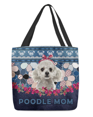 POODLE (2)-Flower Jean Gift for you-Cloth Tote Bag