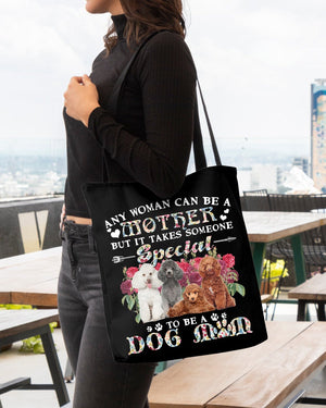 Poodle-A Dog Mom Cloth Tote Bag