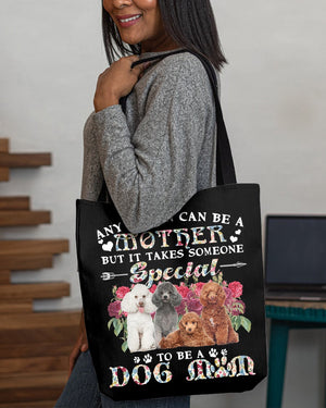 Poodle-A Dog Mom Cloth Tote Bag