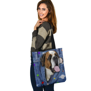 ST BERNARD-The Rainbow-Cloth Tote Bag