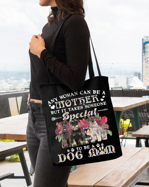 Schnauzer-A Dog Mom Cloth Tote Bag