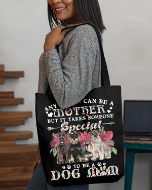 Schnauzer-A Dog Mom Cloth Tote Bag