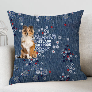 Shetland Sheepdog (2) Pround Mom-Pillow Case