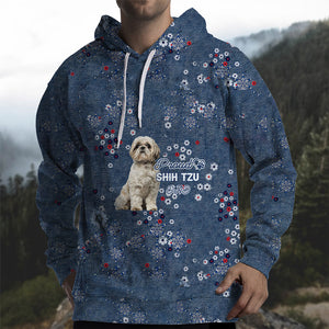 Shih Tzu 3 Pround Mom-Hoodie