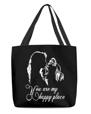 Shih Tzu You Are My Happy Place-Cloth Tote Bag